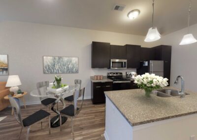 Nexus A1 1 bedroom 1 bath 739 sqft floor plan